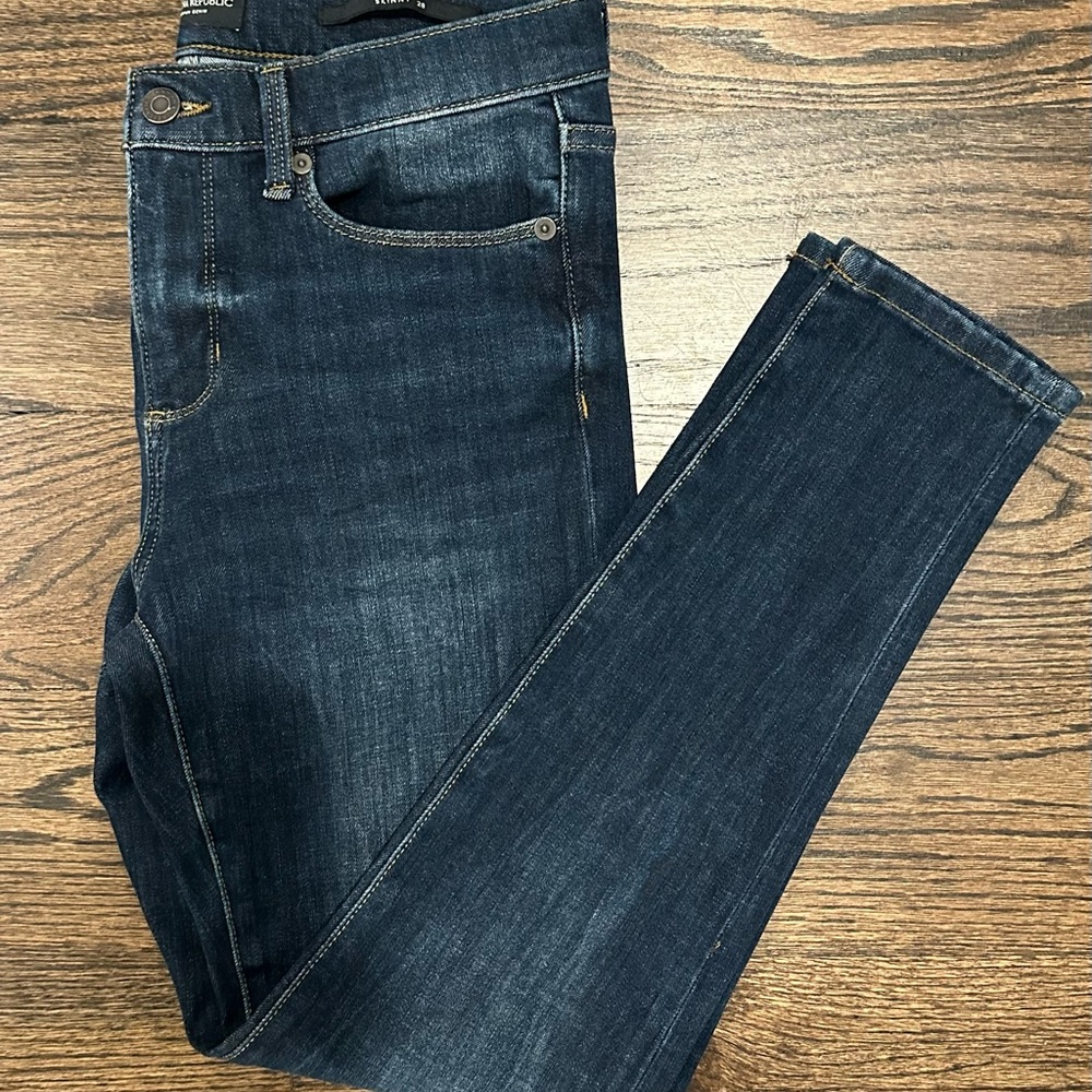 Banana Republic Women's Dark Blue Skinny Jeans